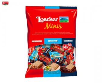 Loacker 莱家 迷你威化饼干 混合口味 800克 Loacker 莱家 迷你威化饼干 混合口味 800克